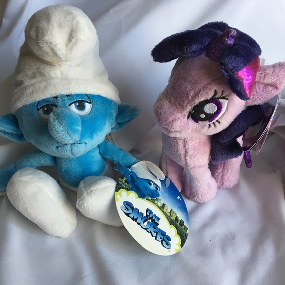 2/$20 My Little Pony And Grouchy Smurf Plushies Retro Collectibles - Picture 1 of 5
